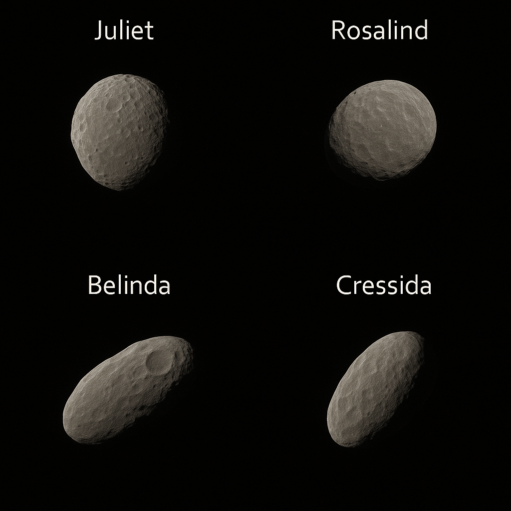 nog paar maanen Uranus